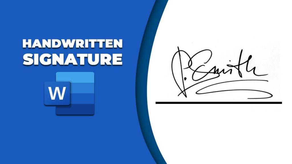 Handwritten-Signature-Word